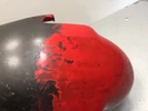 Aprilia Sr 50 Használt Első Sárvédő (Fekete-piros), ( Házilag festett, Sérült )